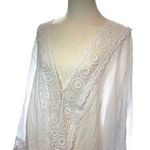 La Blanca Women's White Cotton Cardigan - Size XL Photo 0