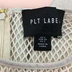 Pretty Little Thing PLT Label Ruched Mini Dress Bodycon Sleeveless Party Club Beige Size US 2 Photo 4