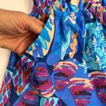 Aryeh  Tropical Fish Shorts Romper Ruffle Sleeve Beachy Vacation Cruise Size S Photo 8