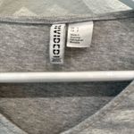 Divided H&M Grey Long Sleeve Ruched V-Neck Top Size S Photo 2