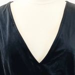 Good American  Womens Wrap Top Size 6‎ (3XL)Velvet Party Glam Holiday Luxury Chic Photo 3