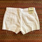 L'Agence NWT L’AGENCE PARIS MID RISE AUDREY WHITE CUT OFF DENIM SHORTS Photo 2