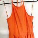 Abound NWT  High Neck Orange Romper - Size: Medium Photo 2