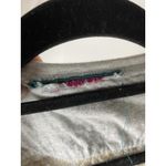 Johnny Was  Gray Kemi Knit Drape Short Sleeve Blouse Top Embroidered Women's M? Photo 2