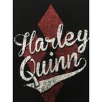 Batman Women's Juniors Sweatshirt Harley Quinn Ringer Size M Multi Photo 3