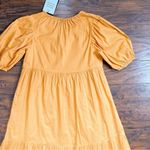 ABLE • Florence Maxi Dress mustard yellow Paprika cotton peasant puff sleeve Size XS Photo 10