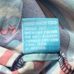 J. McLaughlin  Navy Cap Sleeve Flag Print Top Size M Yacht Boating Spring Preppy Photo 5