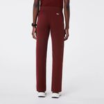 FIGS Kade Cargo Scrub Pants in Burgundy, Size XXS Photo 5