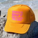 l*space Yellow  Buns Out Beach Club Trucker Hat Photo 0