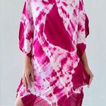 Bijoux Terner Pink Tie dye beach cover-up Photo 2