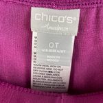 Chico's Travelers No Tummy Pants in Purple Clover Size 0T US Women's 4/6 Tall Photo 5
