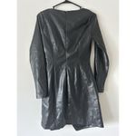 Hello Molly  Black Catwoman Mini Dress Asymmetrical Front Slit Sexy Party Medium Photo 2