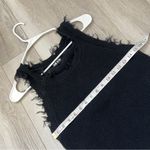 SER.O.YA Distressed Tank cotton knit womens Black (small) chic boho vacation Photo 2