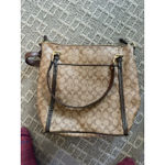 Coach  Peyton Signature Zip Top Tote– Signature Leather Straps Replaced Photo 3