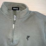 Ashworth  Vintage Half Zip Sweatshirt Olive Green Size Small Photo 2