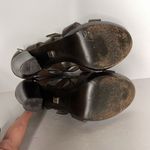 Pour La Victoire  Women’s Strappy Sandal Heels 6.5M Brown Leather Made in Brazil Photo 6