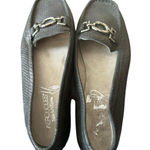 Aerosoles Women's black Loafers Size 8 Slip On with Silver Hardware Photo 4