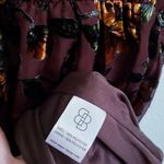 Baltic Born Uma Brown And Amber Floral Velvet Dress Photo 5