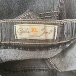 Gather Jeans women's 1XL medium wash stretchy elastic waist blue denim jeans Photo 4