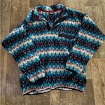 Patagonia  Synchilla Forest Carpet Deep Sea Blue Pullover Jacket Photo 0