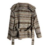 Anthropologie  Daughters of the Liberation Southwestern Aztec Belted Pea Coat M Photo 8
