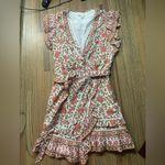 Veronica Beard  mikhail floral mini wrap dress 8 Photo 1