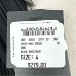 Club Monaco  Pleated Dress Black Size 4 NWT Photo 12