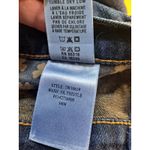 Lucky Brand  Delair Classic Rider Jeans Size 6/28 Embellished Pockets‎ Dark Wash Photo 4