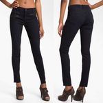 J Brand Zoey Triple Zip Skinny Jeans in Jett 25 Photo 2