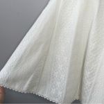 Free People White Mini Dress Womens 2 Bridal Wedding Spring Lace Honeymoon Date Photo 4