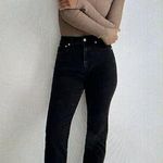 Madewell Curvy '90s Straight Leg Jeans Full Length Belmer Black Womens Size 25 Photo 0
