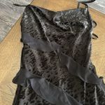 EVER NEW Piper Velvet Ruffle Maxi Dress, Size 2US, $219 Black Photo 5