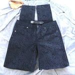 Mossimo Snakeskin Premium Denim Legging Jeans Black Size 8 Photo 0