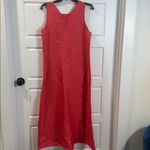 J Jill Linen Midi strawberry Sleeveless Dress small tall NWT Orange Size undefined Photo 5