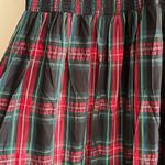 Vineyard Vines Apres Tartan Ruffle Midi, Green/Red Gingham, Size Small, Holiday Photo 13
