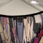 Ella Moss  Stained Glass 3/4 Sleeve Top Graphic Art Print Size Medium Photo 1