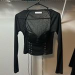 Danielle Guizio Archangel Sweater Corset Top MEDIUM Photo 1