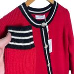 Petal and Pup NWT Women’s Yorkshire Red Contrast Hem Cardigan medium Photo 6