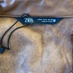 ZARA Faux Leather Mini Dress Photo 3