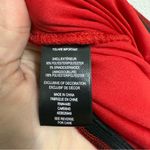 AFRM LOS ANGELES Desani Rhinestone Dotted Ruched Miniskirt Size Medium BNWT Red Photo 4