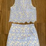 Soprano Light Blue Lace Floral Set  Photo 2