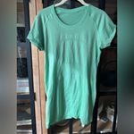 Lululemon  Swiftly Tech Tee short sleeve crewneck wild mint Run Heathered Menthol Photo 8