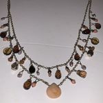 Banana Republic Antiqued Gold Tone Double Strand Necklace. Photo 1