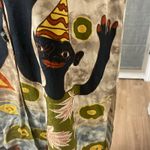 Vtg Platinum Dorothy Schoelen Tunic Tribal Print Button Top Size Small Art Aztec Tan Photo 6