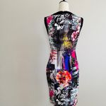 Cache Vintage retro Y2K mixed media art print dress 8 Photo 1