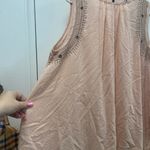 Knox Rose , pale pink tank top women’s size large w embroidery Photo 8