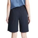 Vince . Washed Cotton Pleated Wide Leg Short in Coastal Blue size 16 Photo 6