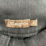 J McLaughlin Hastings High Rise Black SailorJeans with Gold Buttons Size 4 Photo 3