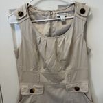 White House | Black Market Utility Dress Khaki Light 8 Sleeveless Tank Layer Knee Photo 1