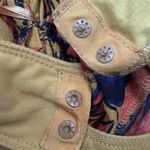 Free People  Floral Under Wraps Gold Tropical Bodysuit Sleeveless Mesh Women’s S Photo 10